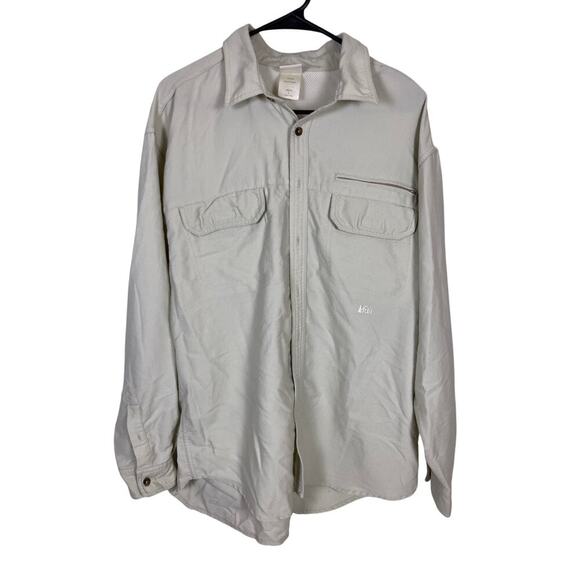 REI Other - REI Men’s L Long Sleeve Vented Hiking Shirt Outdoor Fishing Workwear Button Up